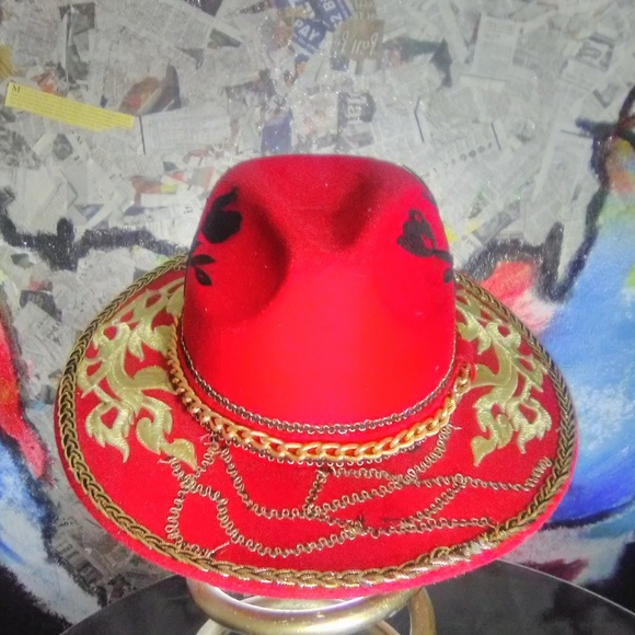 T.H.O.T.S Custom Red Brim Hat